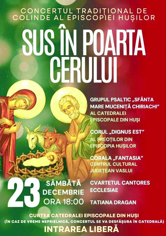 Concert de colinde de Crãciun la Catedrala Episcopalã a Husilor